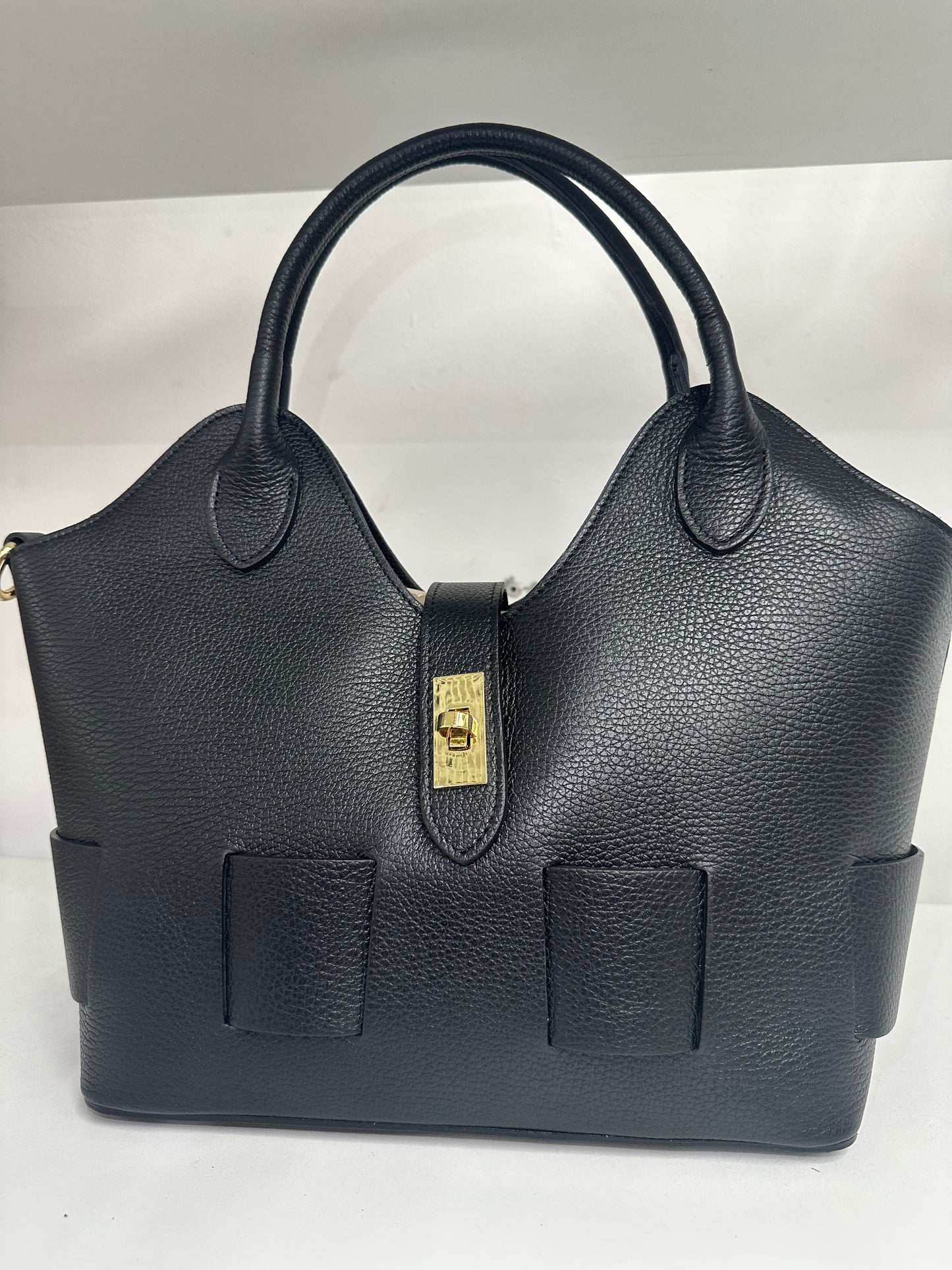 Sac cœur - cuir véritable made in Italy
