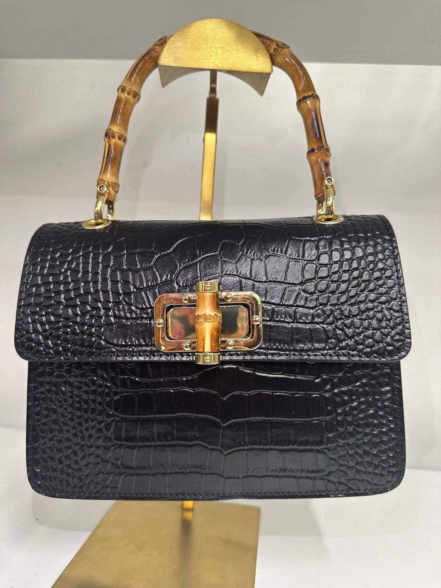 Sacs effect croco - cuir véritable made in Italy