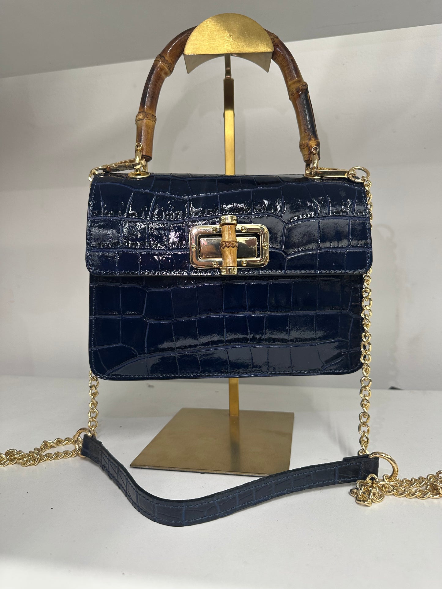 Sacs effect croco - cuir véritable made in Italy