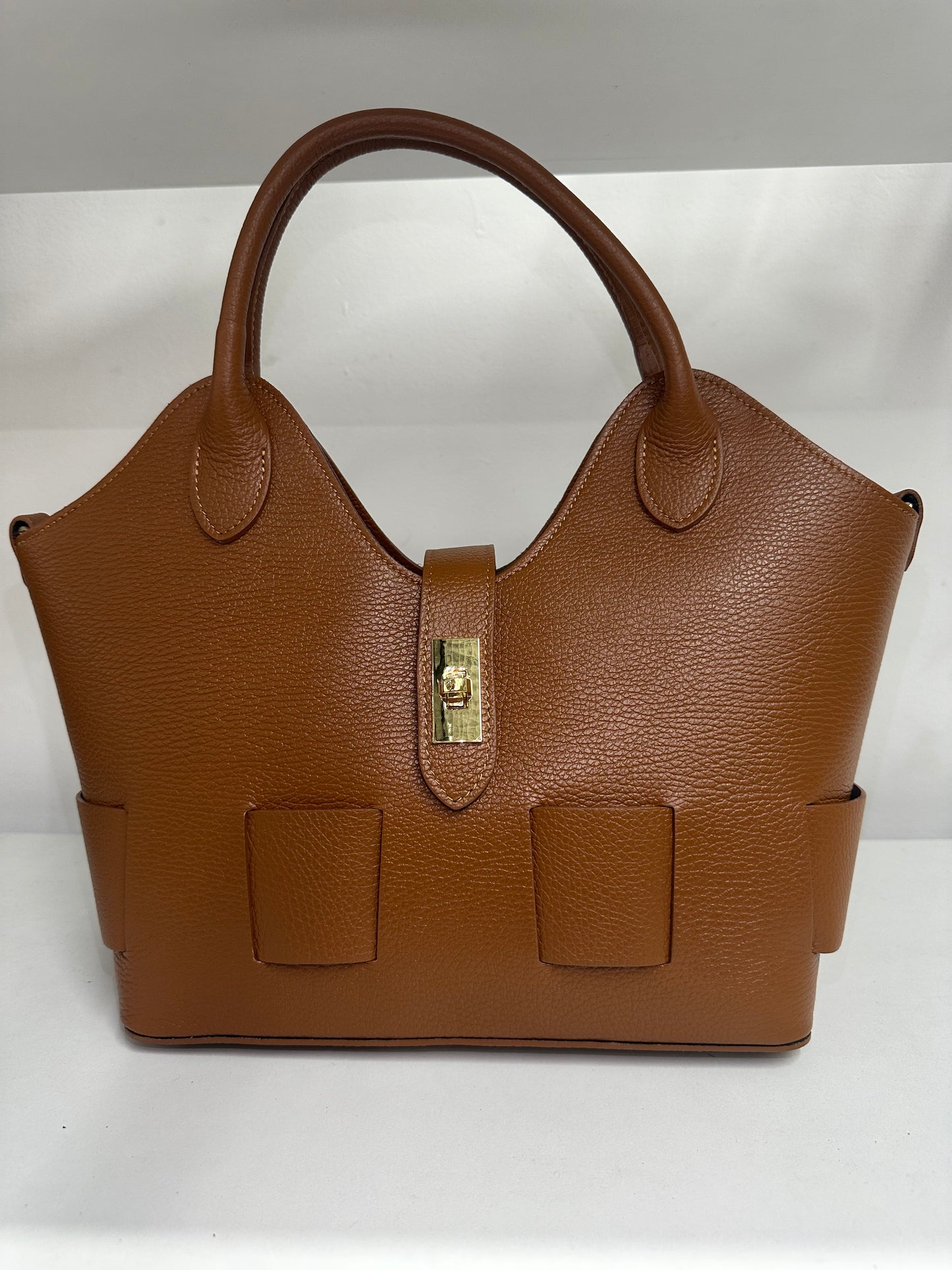 Sac cœur - cuir véritable made in Italy