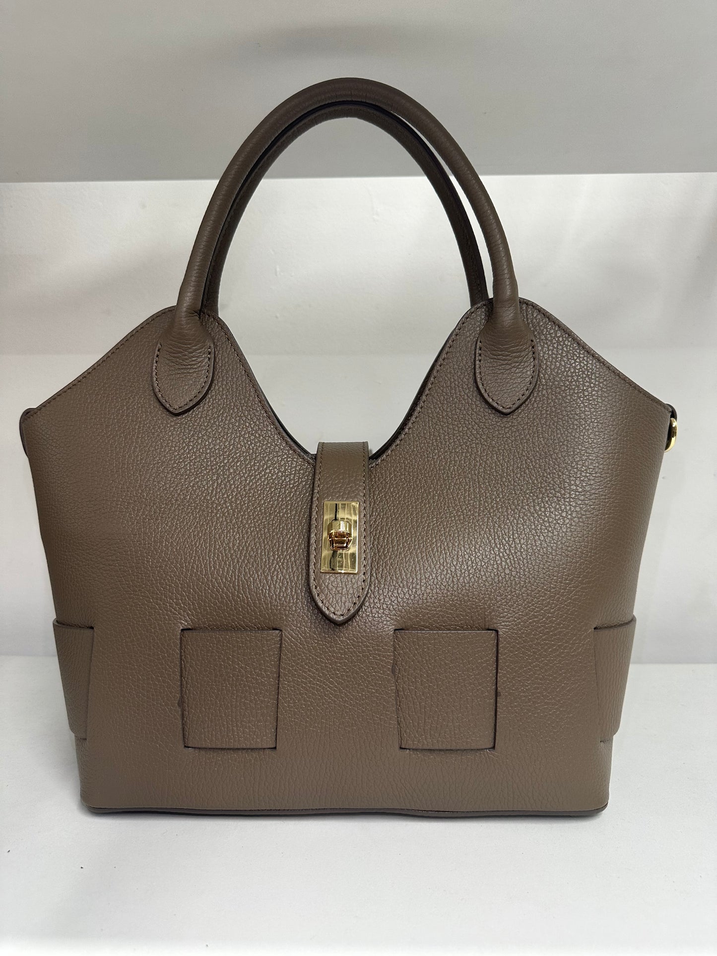 Sac cœur - cuir véritable made in Italy