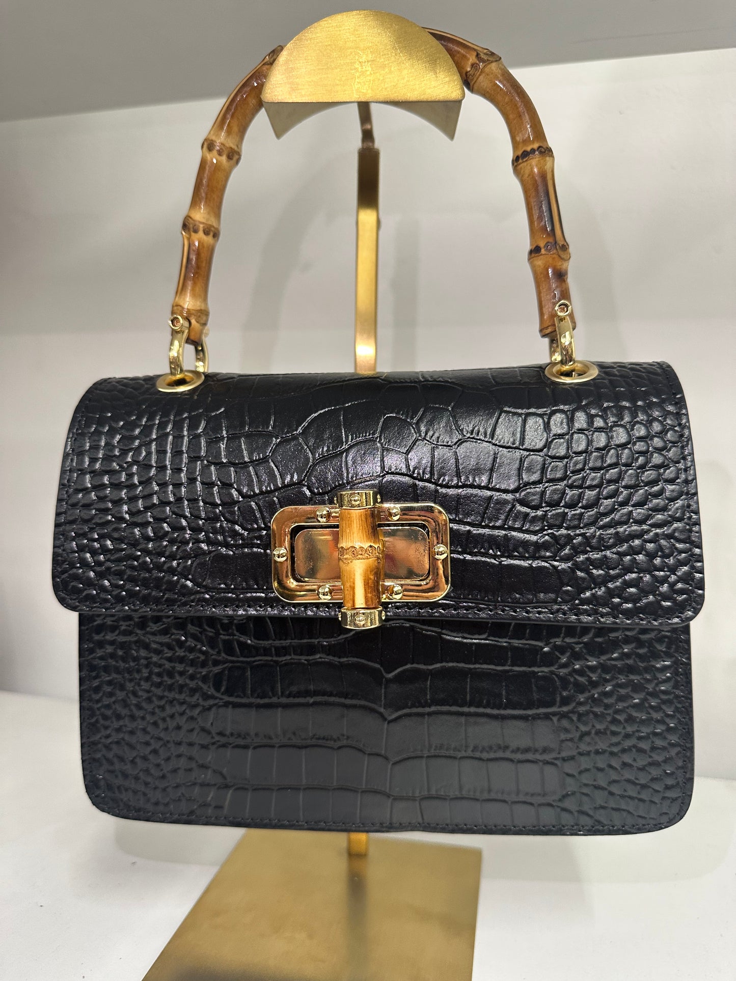Sacs effect croco - cuir véritable made in Italy