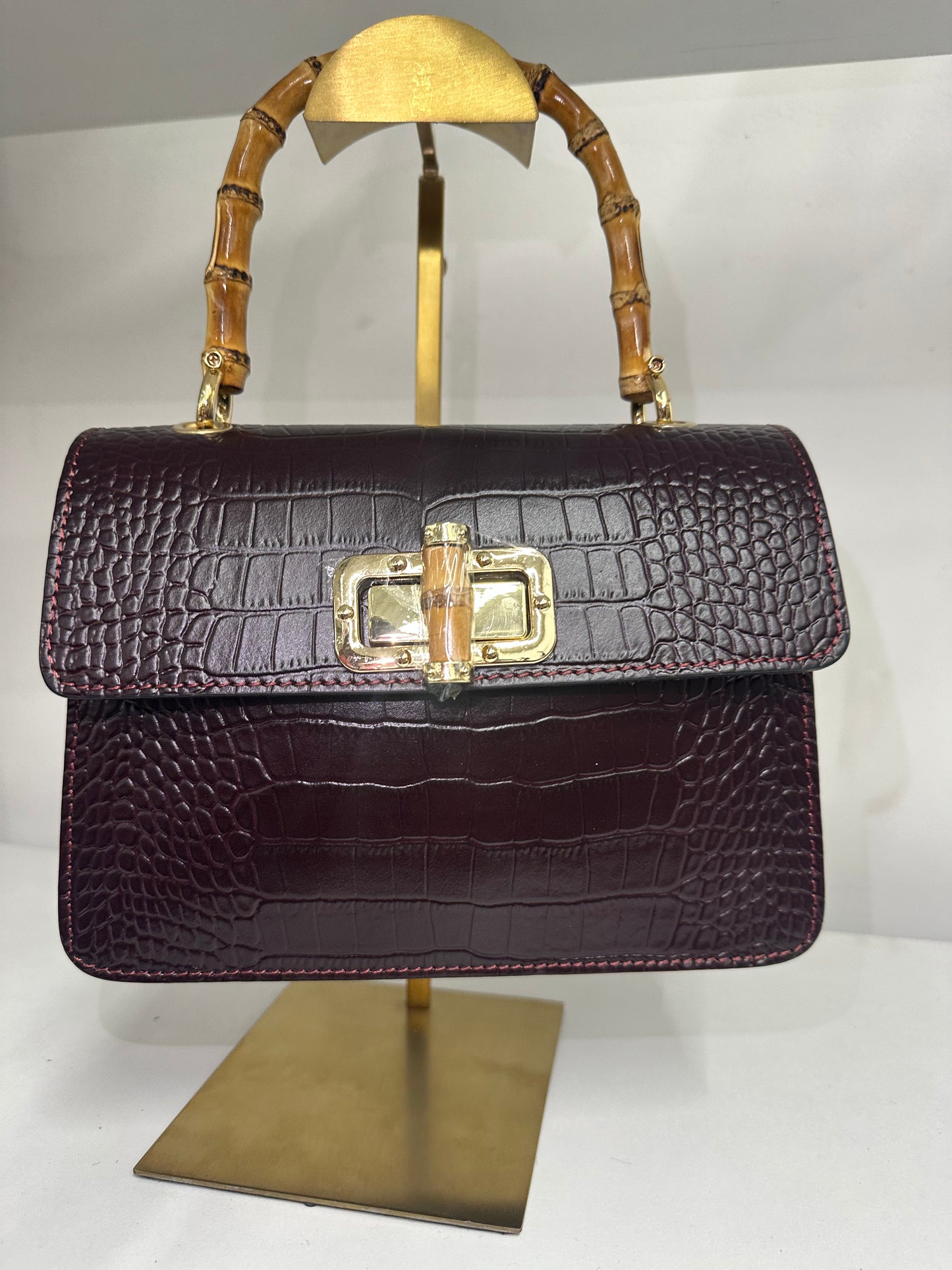 Sacs effect croco - cuir véritable made in Italy