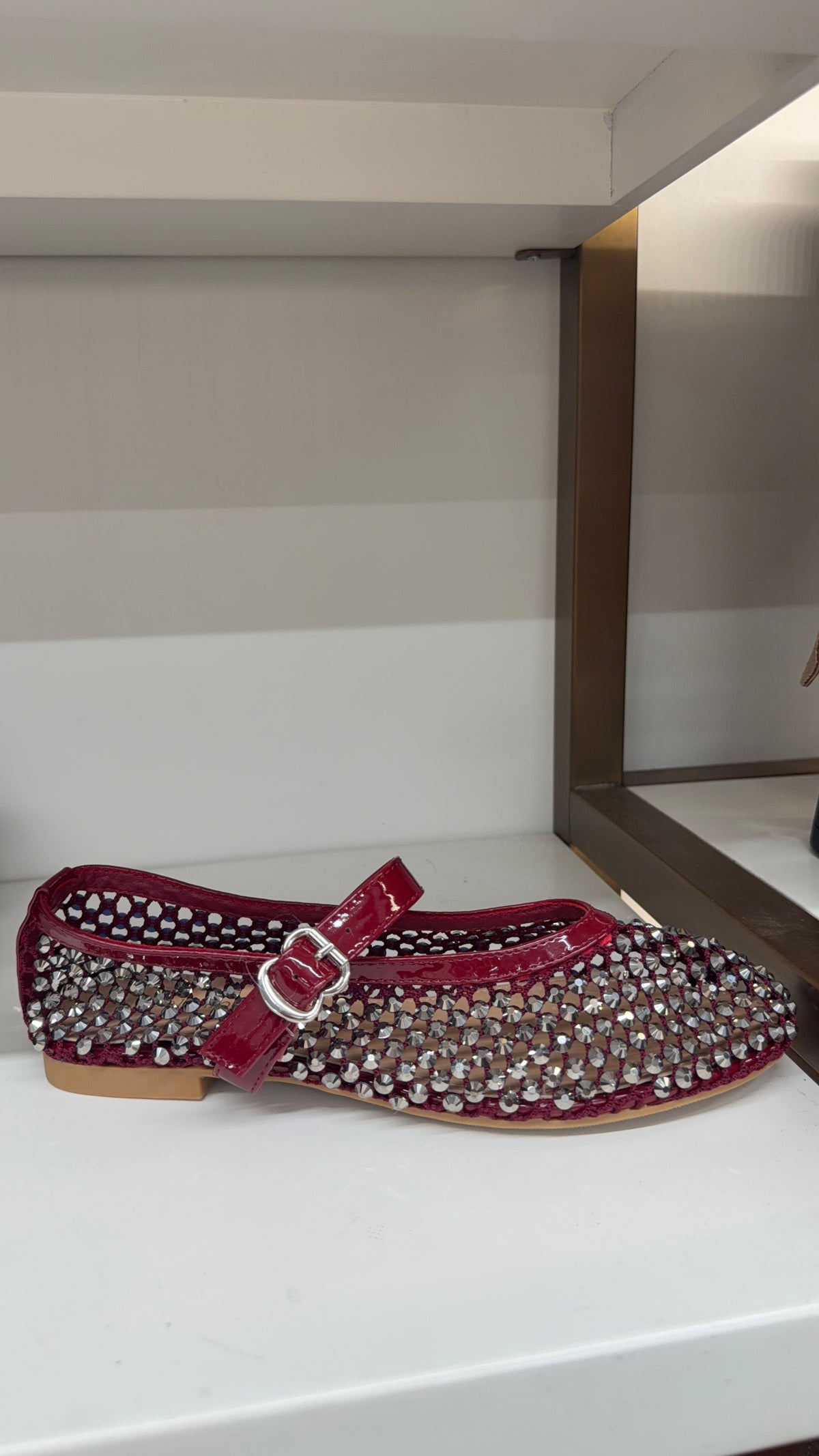 Ballerines bordeaux